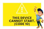 This device cannot start. (Code 10)