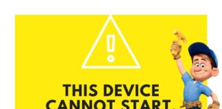 This device cannot start. (Code 10)