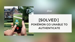 pokemon go unable to authenticate