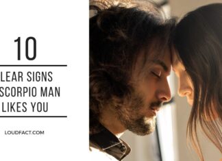 signs a scorpio man likes you