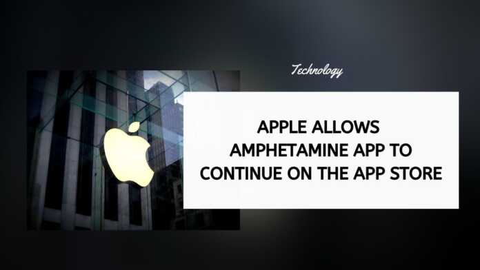 Apple Allows Amphetamine App To Continue On The App Store