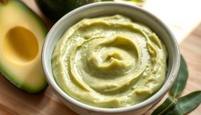 Curd and Avocado Face Mask