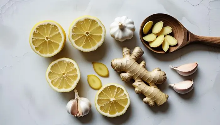 Health Benefits of Lemon, Ginger & Garlic Water