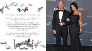 Invitation cards of Jeff Bezos wedding leaked