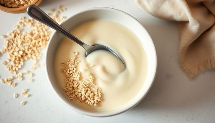Oats and Curd Face Mask