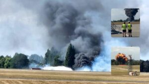 Beech B200 Super King Air Crashes at London Southend Airport