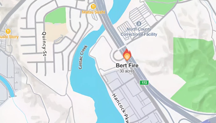 Bert Fire has spread to 30 acres (Watch Duty)