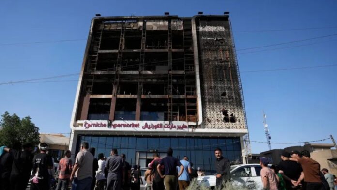 Iraq Shopping Mall Fire Iraq Shopping Mall Fire