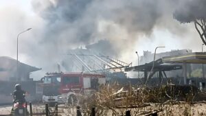 Massive Explosion at Rome Petrol Station Massive Explosion at Rome Petrol Station