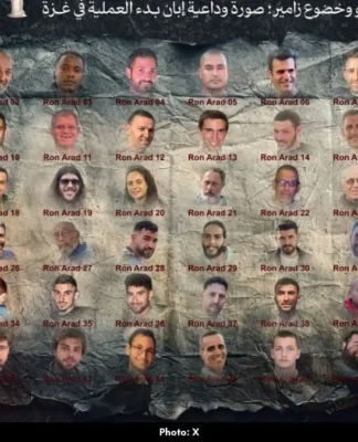 48 Israeli Captives Featured in Hamas ‘Farewell Photo’