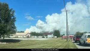 Indiana Chemical Fire Sparks Shelter-in-Place in Newburgh