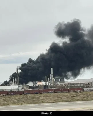 Sinclair Refinery Fire