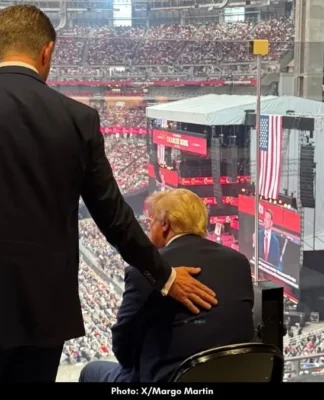 Trump Shares Emotional Bond With Son Ahead of Kirk Memorial