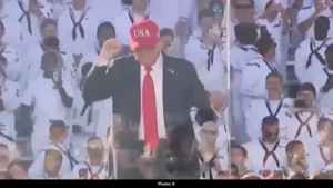 Trump Dances to ‘YMCA’ at US Navy’s 250th Celebration