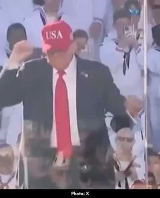 Trump Dances to ‘YMCA’ at US Navy’s 250th Celebration