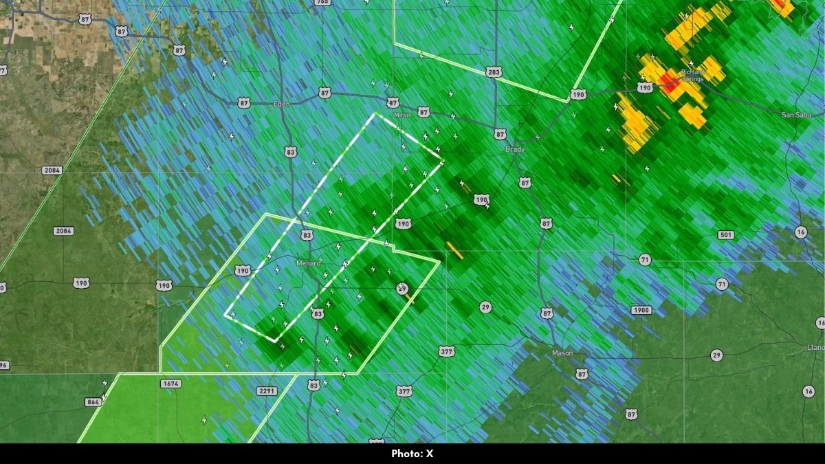 Flash Flood Emergency Declared in Menard, Texas