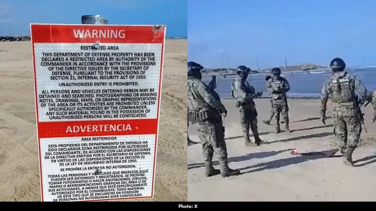 Mystery Pentagon Signs Found on Mexico Beach