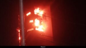 Fire Guts Great Nigeria House on Lagos Island Fire Guts Great Nigeria House on Lagos Island
