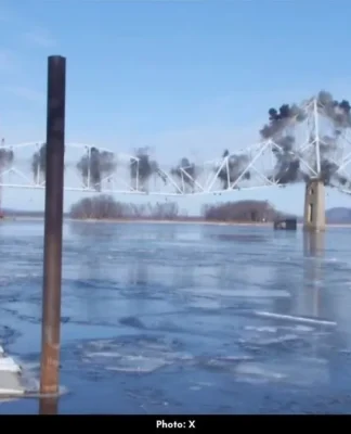 Lansing Iowa Bridge Implosion