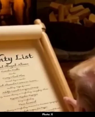 Trump Appears in White House ‘Naughty List’ Holiday Video