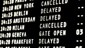 flights delayed